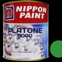 CAT MINYAK PLATONE 8000 UNTUK BESI DAN KAYU WARNA NIPPON PAINT BS9102SUP WHITE
