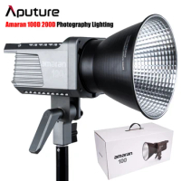 Aputure Amaran 200x 200D Video Photography Lighting 2700-6500K 250W CRI 95+ Compatible-Bluetooth App Control DC/AC Power Supply