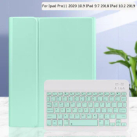 Green Keyboard Case For Ipad Pro11 2020 Air4 10.9 IPad 10.2 2019 iPad 9.7 2017 2018 Air2/Pro9.7 Mini Touch Keyboard Tablet Cover