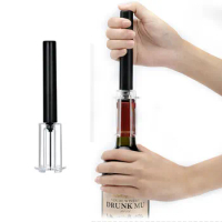 1 Pcs Air Pump Wine Bottle Opener Stainless Steel Pin Type Bottle Pumps abridor de vinho Kitchen Opening Tools Bar Accessories