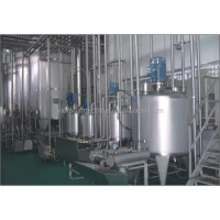 Complete automatic fresh milk UHT milk production line/milk machine