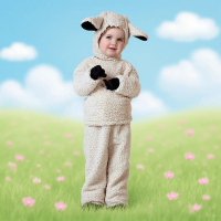 Children's Little Sheep Wool Animal Cosplay Costume Photography Outfit Halloween Performance Costume