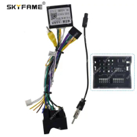 SKYFAME Car 16pin Wiring Harness Adapter Canbus Box Decoder For Volkswagen Golf 7 Skoda Android Radio Power Cable VW-RZ-08