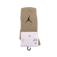 【NIKE 耐吉】襪子 Jordan Flight 棕 黑 包覆 支撐 籃球襪 中筒襪 運動襪 單雙入(SX5854-255)