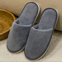 High-grade hotel spare disposable slippers for men and women home travel business accommodation disposable cotton drag comfort