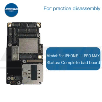 Damaged Bad Motherboard For iPhone 11Promax 11Pro Xsmax XS XR X 8P 8G 7P 6SP 6P 6G Complete Logic Board Power Off Can't work
