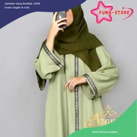 [P R O M O] Gamis Abaya Madinah Arabic Style Premium Renda Bordir Terbaru Abaya Lebaran Kekinian Vir