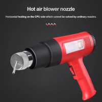 3-10Mm 45 Degree Curved Angle Welding Nozzle Heat Gun Nozzle Sleeve Hot Air Gun Nozzle for 858/858D Heat Gun