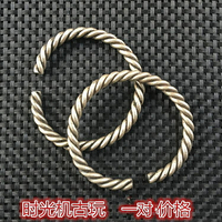 古玩雜項收藏麻花手鐲銅手鐲一對價格特價