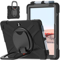 360 Degree rotary stand case for Surface Go 4 3 2 anti-fall cover SurfaceGo Go4 shockproof casing holder with pen slot handle