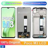 6.53" Original For Xiaomi Poco M3 LCD Display+Touch Screen Panel Digitizer Assembly For Poco M2 for Redmi 9T Screen Replacement