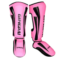Colorful Karate Leggings Shin Guards Boxing Sanda Shin Protector Kickboxing Protect The Instep Fighting Training Ankle Guards