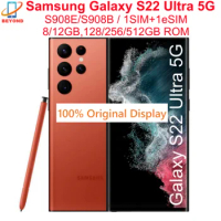 Samsung Galaxy S22 Ultra 5G S908E S908B 6.8" 8/128GB 12/256GB/512GB/1TB Global Version NFC S Pen Original Unlocked Cell Phone