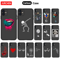 JURCHEN Silicone Phone Case For Samsung Galaxy A22 A32 A42 A21S A01S A02S A03S A52S M31S M21S S22 Plus Ultra Relief Matte Cover