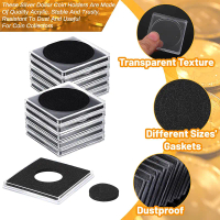 Hộp vuông nhỏ AI 40 mm chứa 27 đồng xu và 30 món sưu tầm, hộp lưu trữ có thể điều chỉnh, bao gồm cả