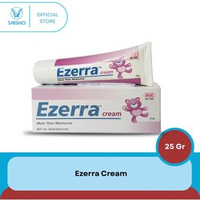 EZERRA CREAM 25GR | KRIM UNTUK KULIT KERING, KULIT GATAL-GATAL, KULIT SENSITIF, KULIT KERING, KEMERA