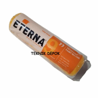 Kuas Rol 9 Inch Rolset Eterna 9 Inch Refill Bulu Rollset Paint Roller Kuas Roll Cat Copot