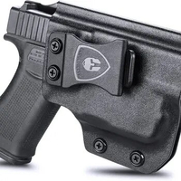 IWB Kydex Holster Fit Glock 43/Glock 43X Pistol w/TLR6 Laser Light-Not Fit MOS
