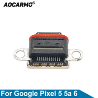 Aocarmo For Google Pixel 5 5a 6 USB Charging Port Connector Charger Plug Dock Replacement Parts