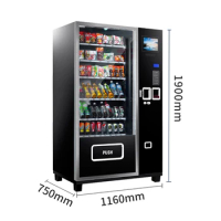 foods and drinks combo vending machine japanese vending machines/snack vending machine/vending machine for foods and drinks