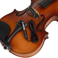 Violin Pickup Violin Microphone Pickup Portable Violin Transducer Pickup No Punching Violin Clip-On 