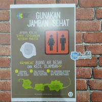 poster kesehatan jamban sehat