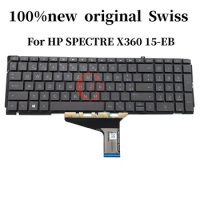 New Original Swiss For HP SPECTRE X360 15-EB Keyboard Backlight Brown