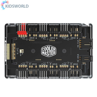 Kidsworld Cooler Master 1 至 6 Fan HUB 分配器 4Pin PWM 3Pin 可地址