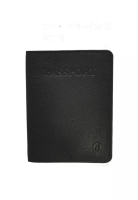 Oxhide Leather Passport Holder-Passport Cover Leather Oxhide 4055 BLACK