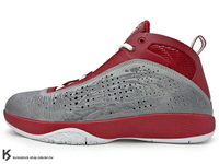 [27.5cm] 2011 經典之作 NIKE AIR JORDAN 2011 26 代 灰紅 QUICK EXPLOSIVE 替換式鞋墊 ZOOM AIR SOLE 熱火隊 Dwyane Wade 代言 (436771-600) !