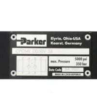 Parker Hydraulic control check valve CPOM2DDV56 CPOM2 DDV 56 350bar Elyria,Ohio-USA Kaarst,Germany MADE IN CZECH REPUBLIC