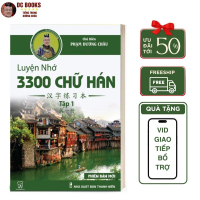 Sách Luyện Nhớ 3300 Chữ Hán Qua Câu Chuyện Tập 1 - Sách Tập Viết Chữ Hán - Phạm Dương Châu