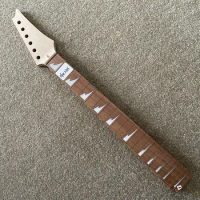HN235 Unfinished Ibanez Without LOGO Short Scales Electric Guitar Neck 24 Frets fingerboard Broken Maple for DIY Guitar Part