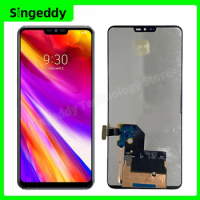LCD Display For LG G7, G710, G710EM, G710PM, G710VMP, 6.1In, Digitizer Phone Touch Screen, Retina Complete Assembly With Frame