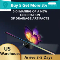 40cm US Warehouse 3D Fan Hologram Projector Wifi Commercial Hologram Projector Fan Transmit Picture Video 3D Advertising Display
