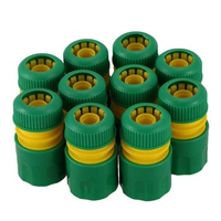 10Pcs Hose Garden Tap Water Hose Pipe Connector Quick Connect Adapter Fitting Watering 1/2 inch