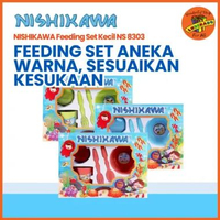 Feeding Set NISHIKAWA 8303 - Gift Set Peralatan Makan Bayi - Hampers