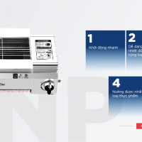 Bếp Nướng Namilux - Bánh tráng nướng - Trứng gà nướng - Nướng ăn vặt đường phố - sử dụng gas 12kg - 