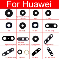 2pcs/lot Back Camera Glass Lens For Huawei Y3 Y5 Y6 Y7 II Pro Prime 2016 2017 2018 Rear Camera Glass Lens Glass Lens Adhesive