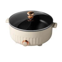 Yuanyang electric hot pot household electric cooking multi-functional non-stick electric hot integrated round cooker