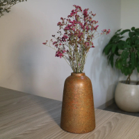Vas Bunga Terakota Estetik aged look Model Bottle Rusty