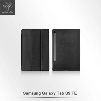 【Metal-Slim】Samsung Galaxy Tab S9 FE SM-X510/SM-X516 高仿小牛皮三折站立磁吸皮套