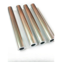{DLGIFJIE} 1Pcs OD22/23/24mm 6063 Aluminum Tube Straight Pipe ID6~21mm CNC Hollow Round Plumbing Too