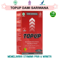 DAMI SARIWANA TOP UP 18 KAPSUL SUPLEMEN JAMU HERBAL STAMINA DAN DAYA TAHAN TUBUH PRIA WANITA topup