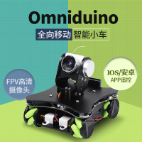 Omniduino全向移動智能小車 WiFi視頻編程機器人套件 兼容Arduino