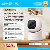 Eufy Security Indoor Cam C210 1080p Resolution with 360° Pan and Tilt, Human AI - T8419 Jasa Pasang