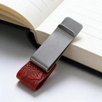 Notebook Pen Clip, Stainless Steel Metal Pen Holder For Leather Journals, Retro Style Pen Clamp Acce