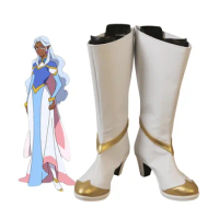 Voltron: Defender of the Universe Princess Allura Cosplay Boots White High Heel Shoes Custom Made