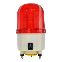 Bolt Bottom 3w Led Bead Control Sound Switch Warning Light with buzzer sound 110 Decibel SLA-150 DC12V AC110V /220V
