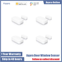 Aqara Door Window Sensor Zigbee Wireless Connection Smart Mini door sensor Work With Xiaomi sensor homekit Mi home App control